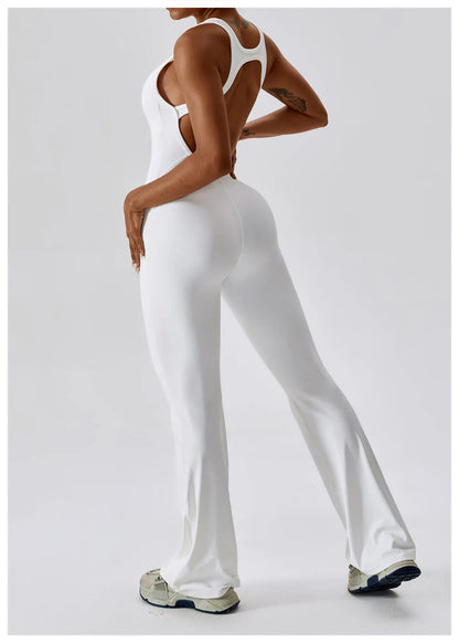 JUMPSUIT WITH V-NECKLINE