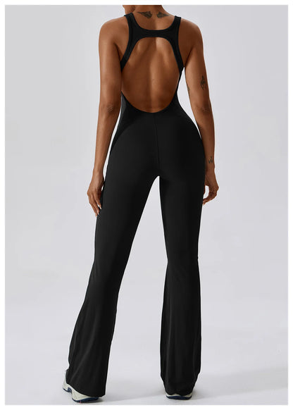 JUMPSUIT WITH V-NECKLINE