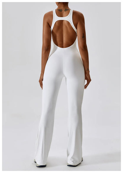 JUMPSUIT WITH V-NECKLINE