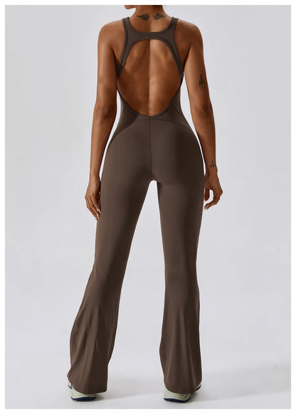 JUMPSUIT WITH V-NECKLINE