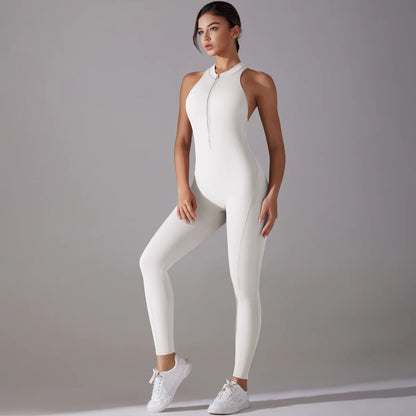 V-CUT SPORTS JUMPSUIT