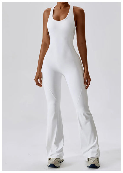 JUMPSUIT WITH V-NECKLINE