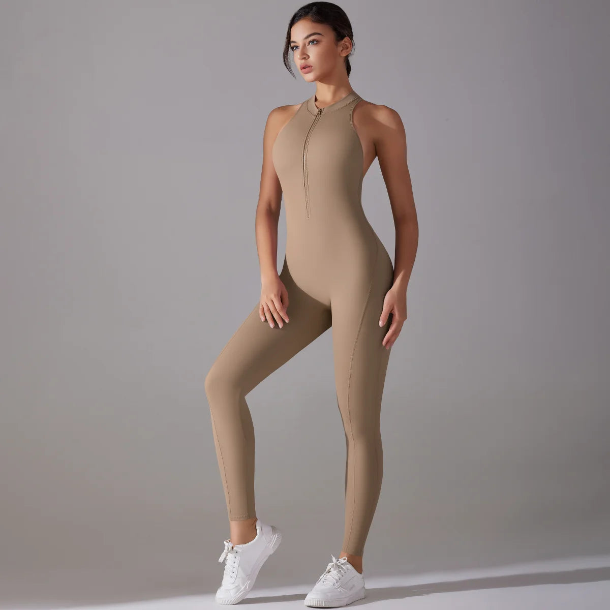 V-CUT SPORTS JUMPSUIT