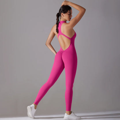 V-CUT SPORTS JUMPSUIT