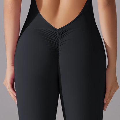 V-CUT SPORTS JUMPSUIT