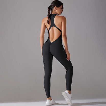 V-CUT SPORTS JUMPSUIT